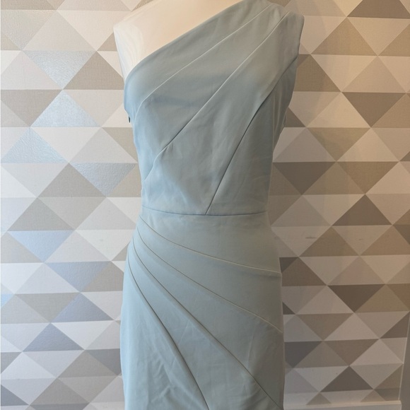 Michael Costello for Revolve Elegant One-Shoulder Blue Dress - Picture 5 of 10